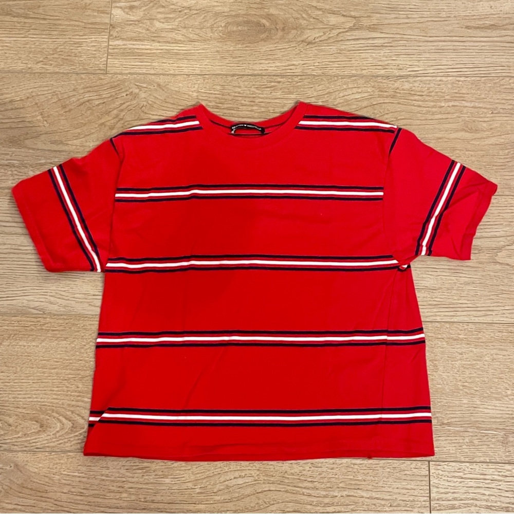 Brandy Melville Red Stripe T-Shirt